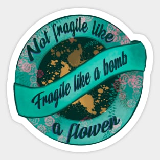 Frida Kahlo Quote Sticker